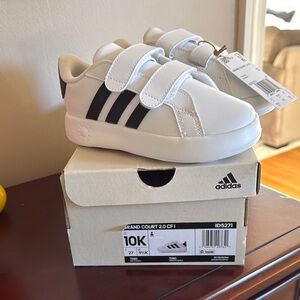 Adidas White Kids Shoes